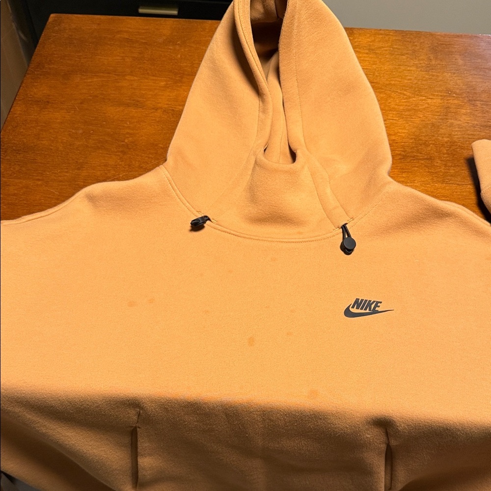 Nike Men's Camel Hoodie Sweater